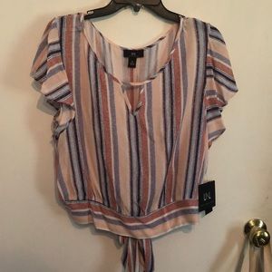 Women’s Striped Crepon Blouse